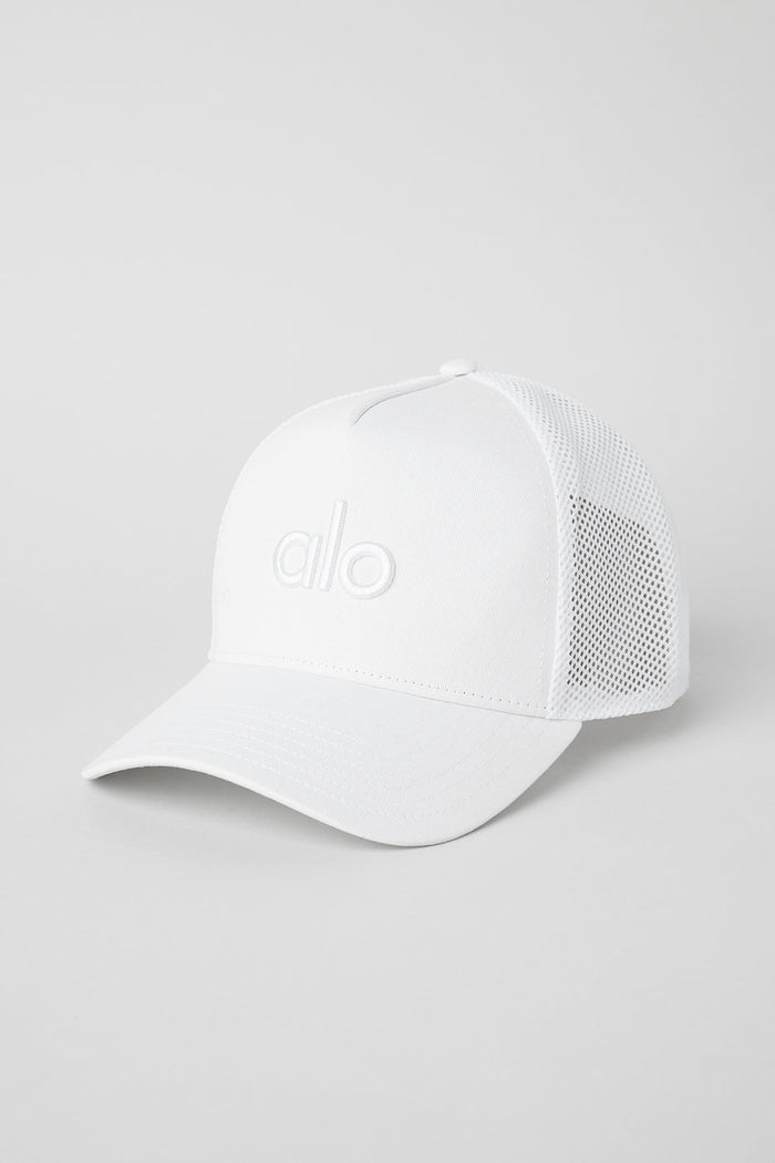 Casquette Trucker District - Blanc/Blanc