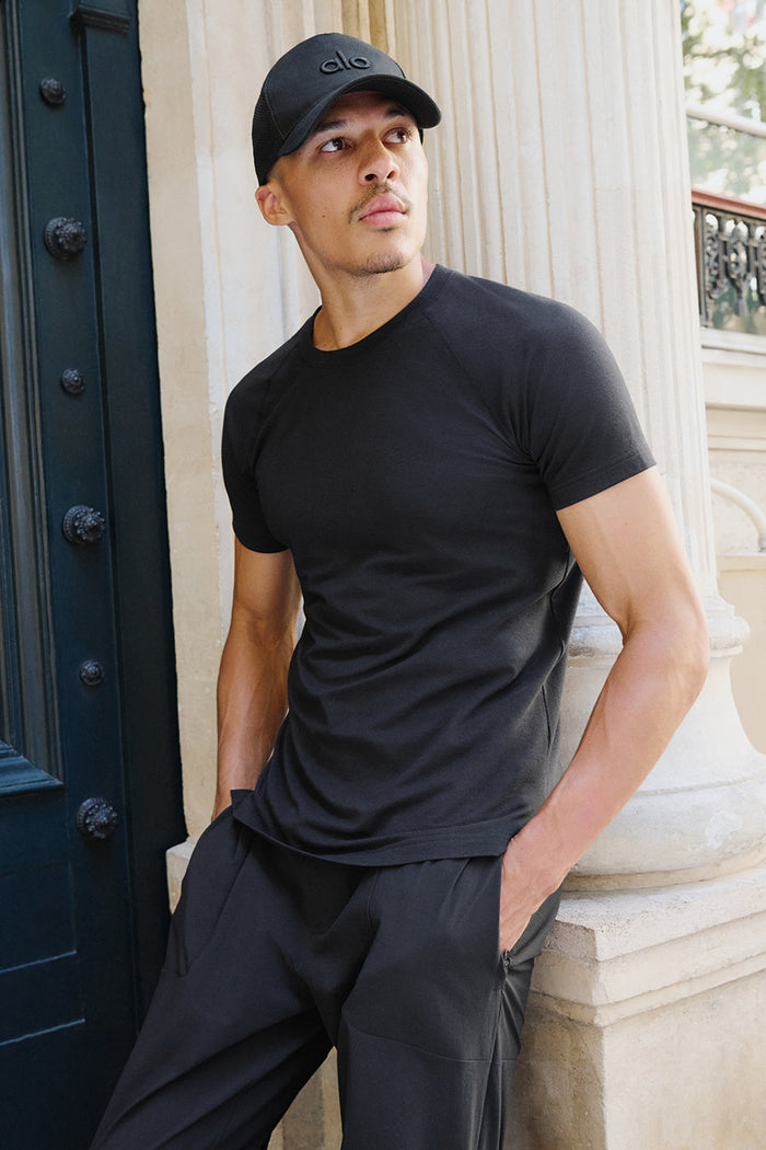 Manche Col Rond Vapor - Noir