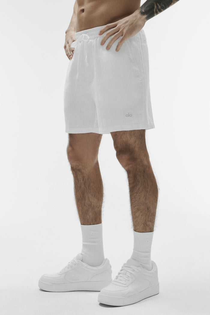 Short Linen Days 7" - Blanc