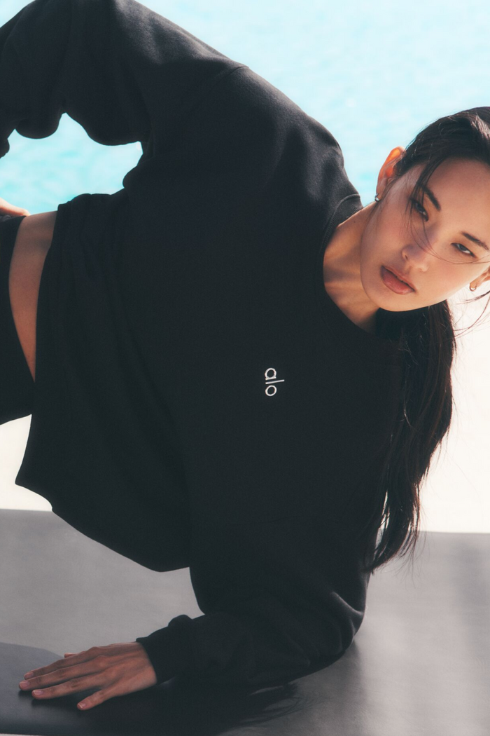Pull Col Rond - Noir