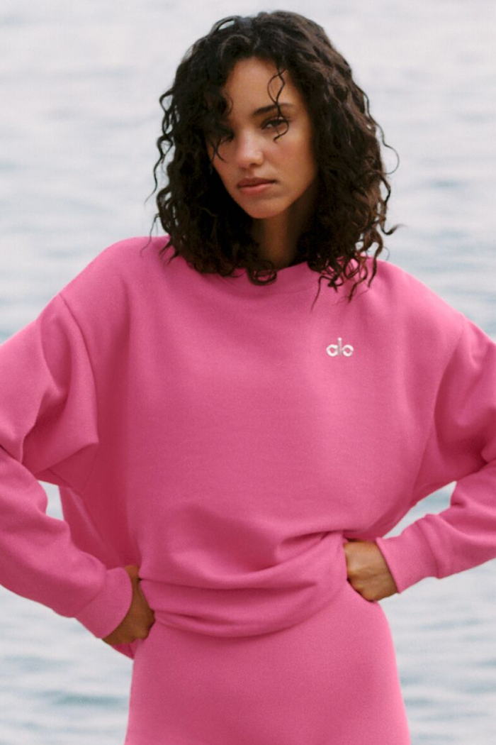 Pull Col Rond - Rose Paradis