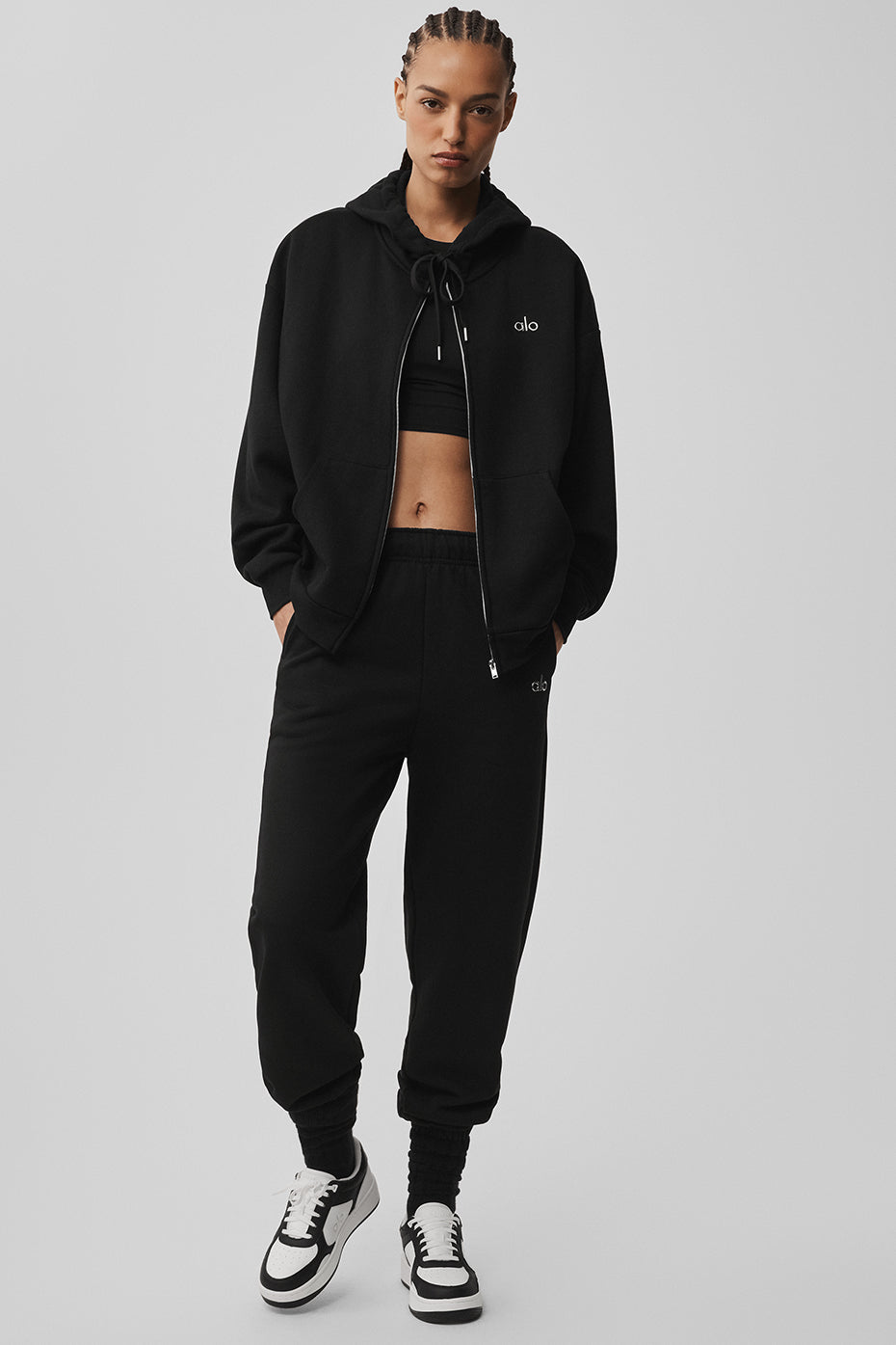 Sweat Zippé à Capuche