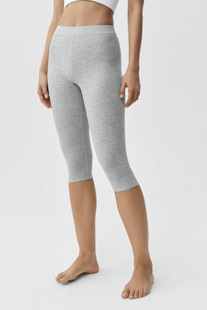 Legging Alosoft High-Waist Iconic 90's Capri - Vintage Athletic Heather